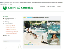 Tablet Screenshot of kaderli.ch